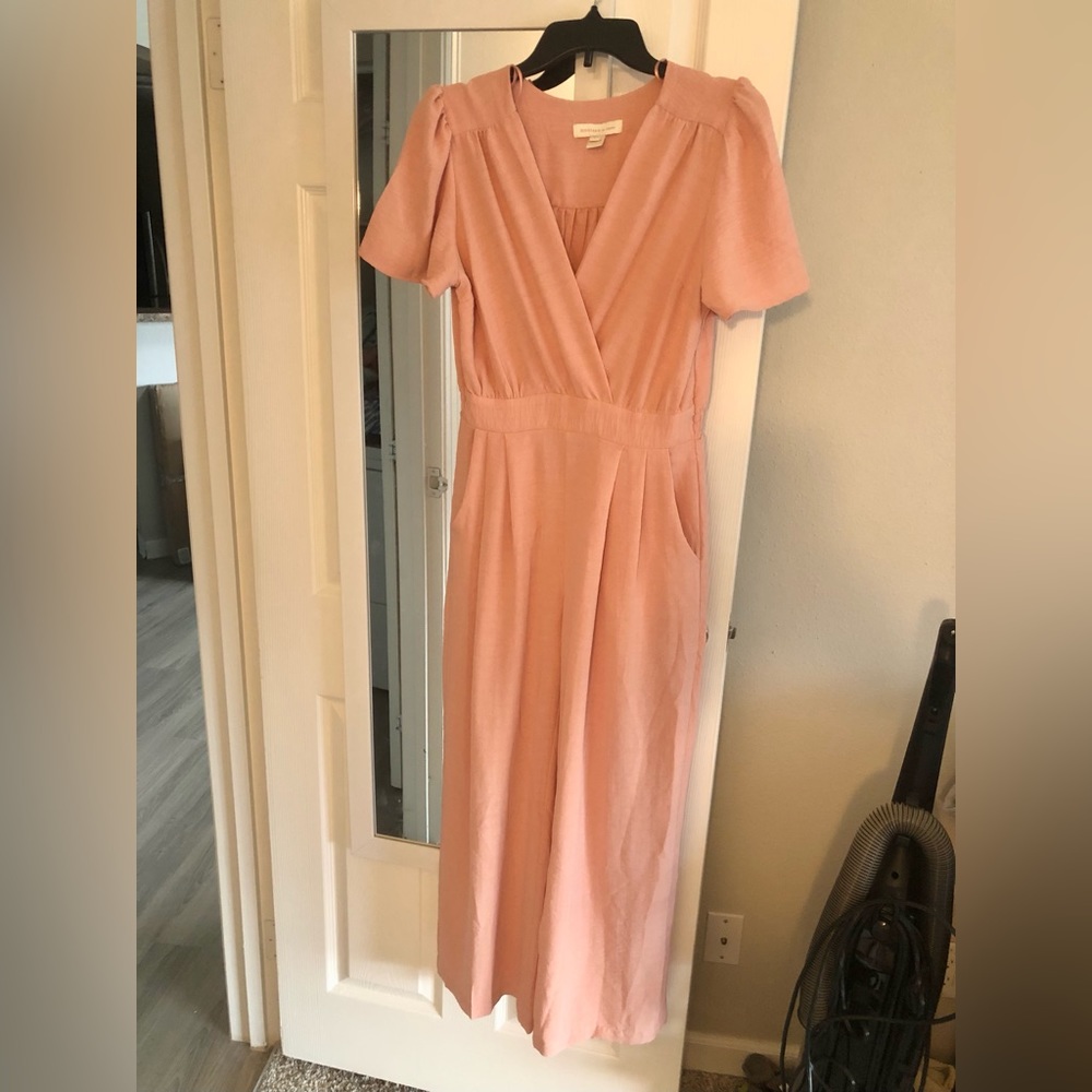 Pink jumpsuit romper